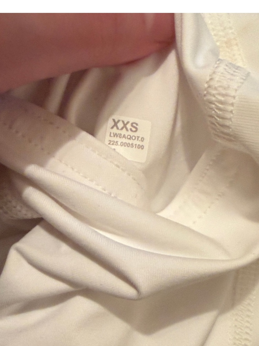 Lululemon Logo-Waist Micro-Pleat Mid-Rise Tennis Skirt Long White size XXS - Picture 10 of 11